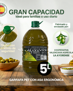 PACK 2 OLEO KSANA | Aceite de Oliva Virgen Extra 5L + Dosificador de REGALO | Prensado en Frío | Cooperativa Valenciana | Sin Mezclas ni Refinados