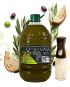 OLEO KSANA | Aceite de Oliva Virgen Extra 5L + Dosificador de REGALO | Prensado en Frío | Cooperativa Valenciana | Sin Mezclas ni Refinados